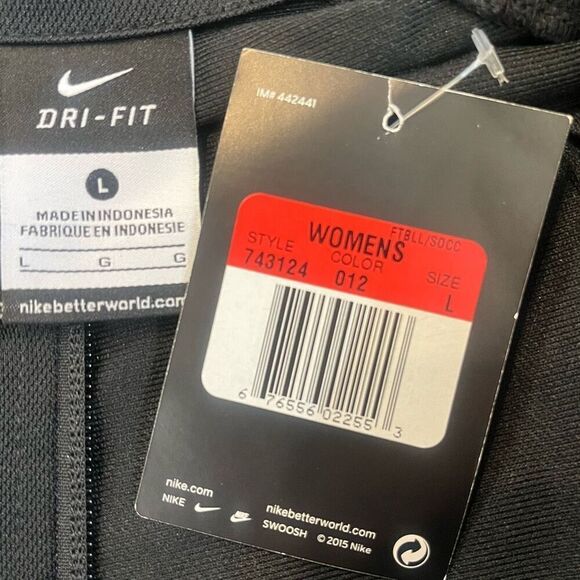 Nike Woman’s USA Olympics Soccer 743124 Long Sleeve Full Zip Track Jacket Black - Picture 4 of 6